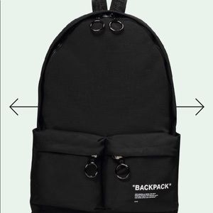 Off white “back pack”